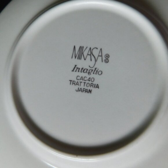 Mikasa Intaglio Trattoria CAC40 (1990) bread butter plate near mint condition - Picture 5 of 5
